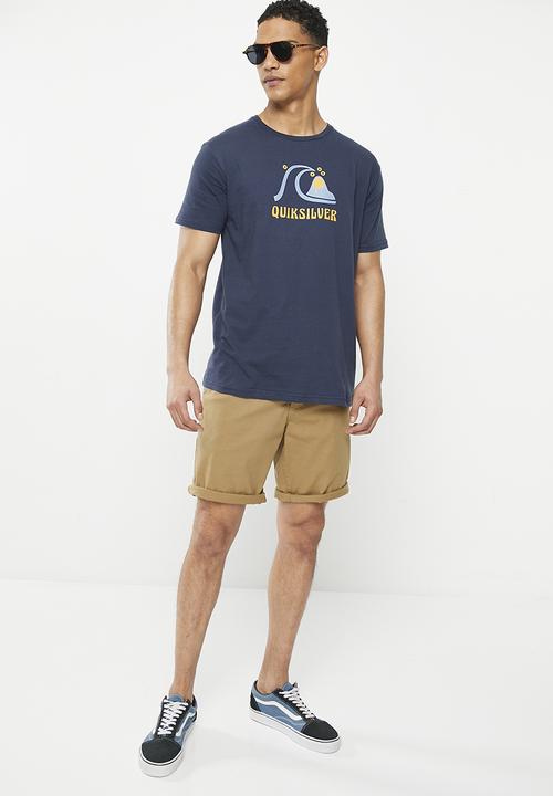 Quiksilver - Burning sun short sleeve tee - navy 