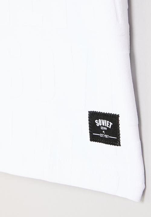 SOVIET - Boys fashion tee - white