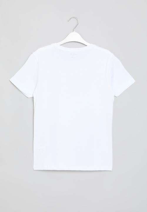 POLO - Girls paige printed tee - white