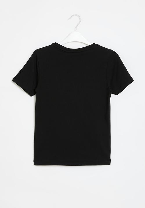POLO - Girls kelly short sleeve tee - black