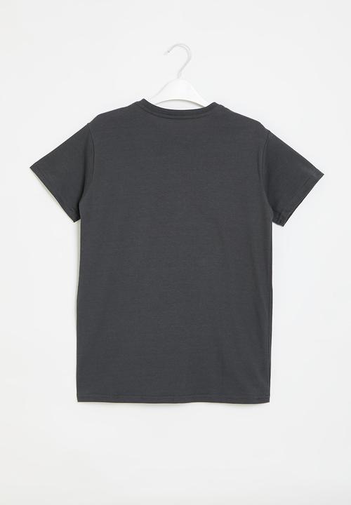 Rebel Republic - Nasa T-shirt - charcoal
