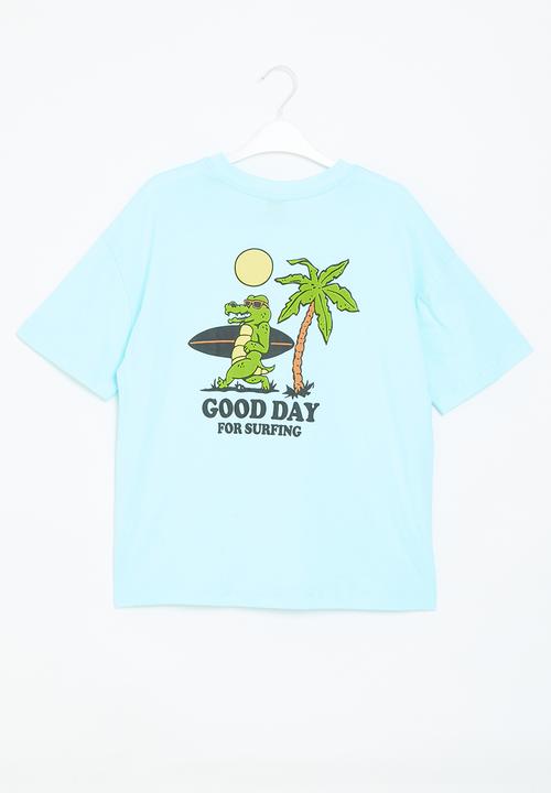 Rebel Republic - Printed tee - creme de peche