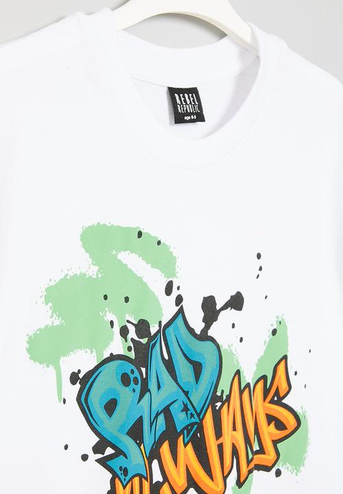 Rebel Republic - Printed tee - white