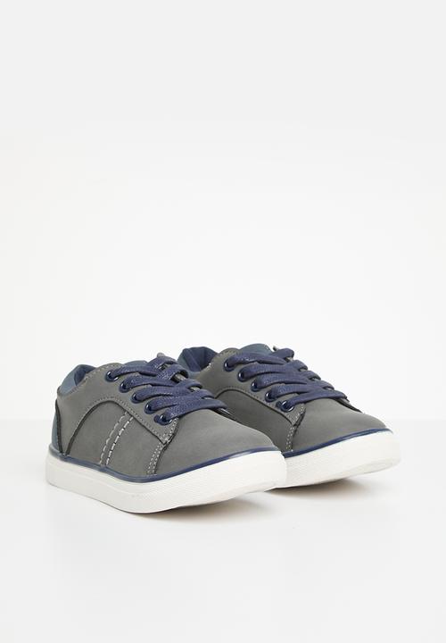 Pierre Cardin - Kai kids sneaker - grey & navy k4