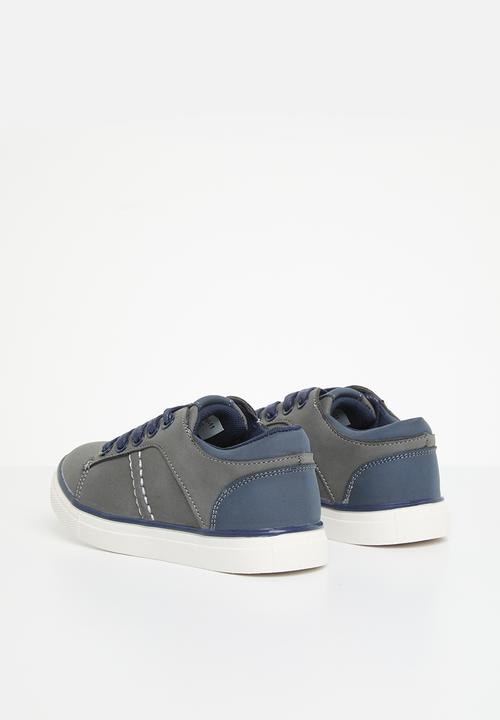 Pierre Cardin - Kai kids sneaker - grey & navy k4