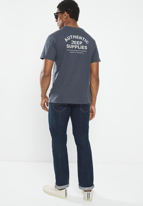 JEEP - Fashion graphics tee - navy