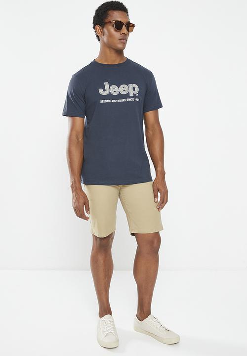 JEEP - Core logo tee - navy 