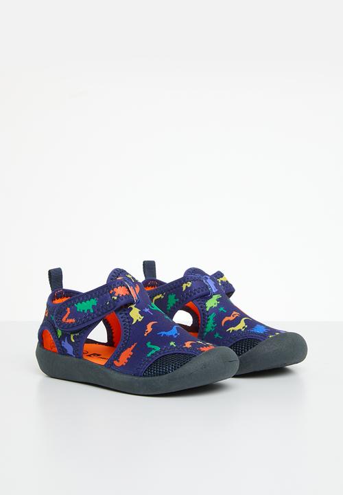 Pierre Cardin - Otter baby aqua sandal - navy & orange 