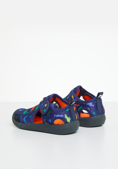 Pierre Cardin - Otter baby aqua sandal - navy & orange 