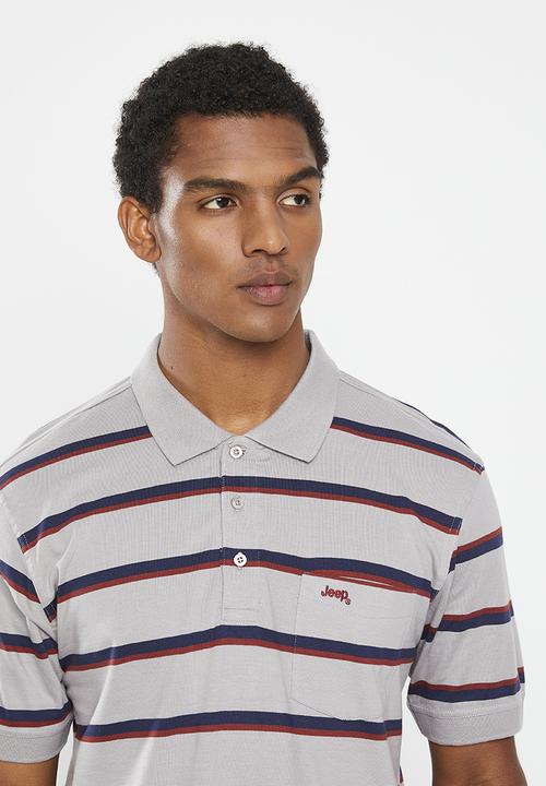 JEEP - Stripe polo - smog