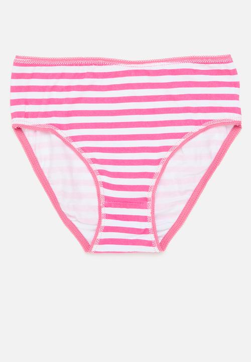 MINOTI - Girls aop hearts 3 pack knickers - multi