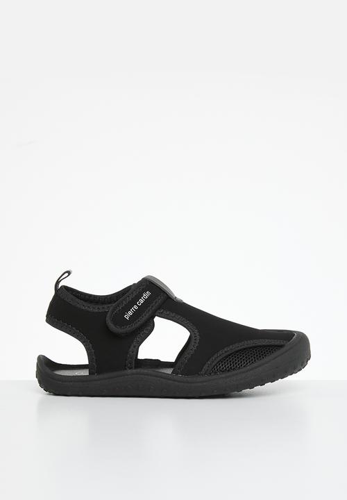 Pierre Cardin - Avery kids aqua sandal - black