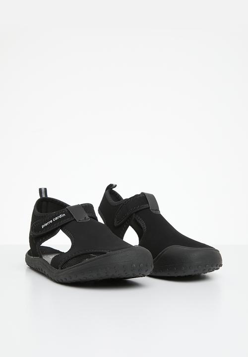 Pierre Cardin - Avery youths aqua sandal - black