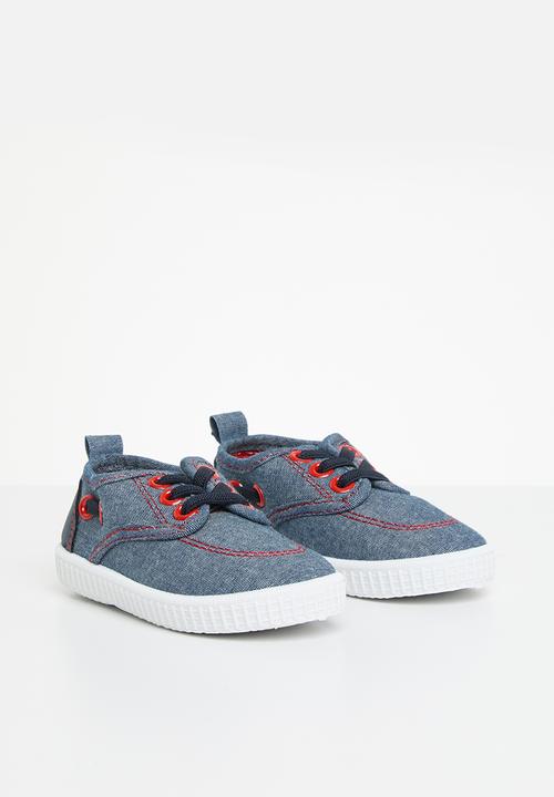Pierre Cardin - Nixon baby boys sneaker - navy & red