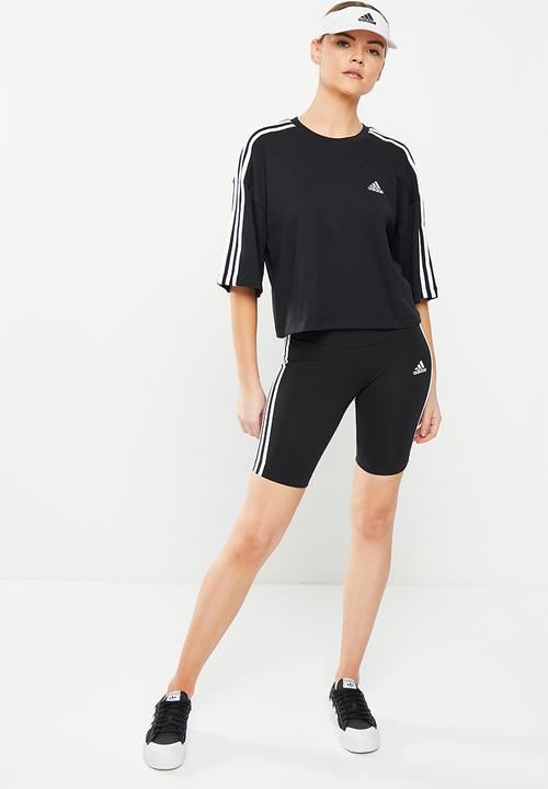 adidas Performance - W 3s bike short - black & white