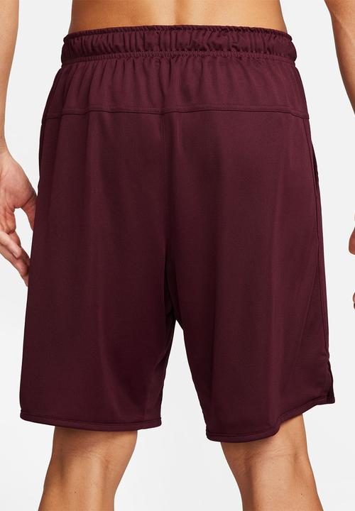 Nike - Nike dri-fit totality knit unlined shorts - burgundy 