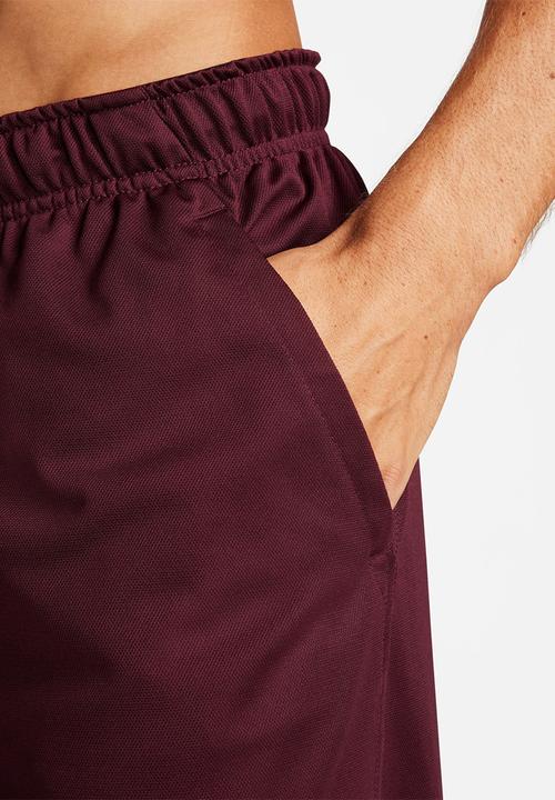 Nike - Nike dri-fit totality knit unlined shorts - burgundy 