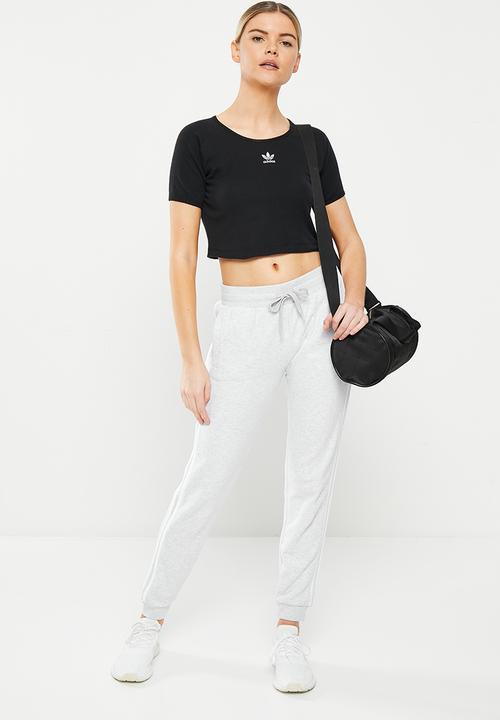 adidas Originals - Slim pants w - light grey heather