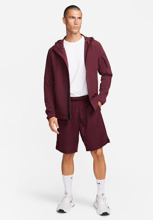 Nike - Nike dri-fit totality knit unlined shorts - burgundy 