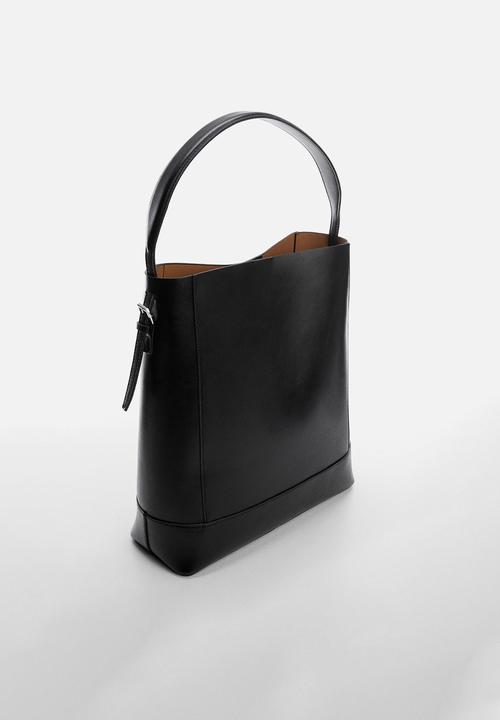 MANGO - Bag bambi - black