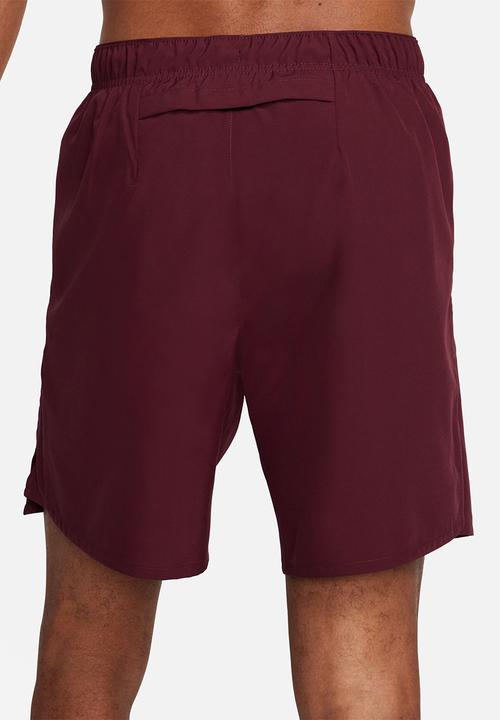 Nike - Nike dri-fit challenger short - burgundy 