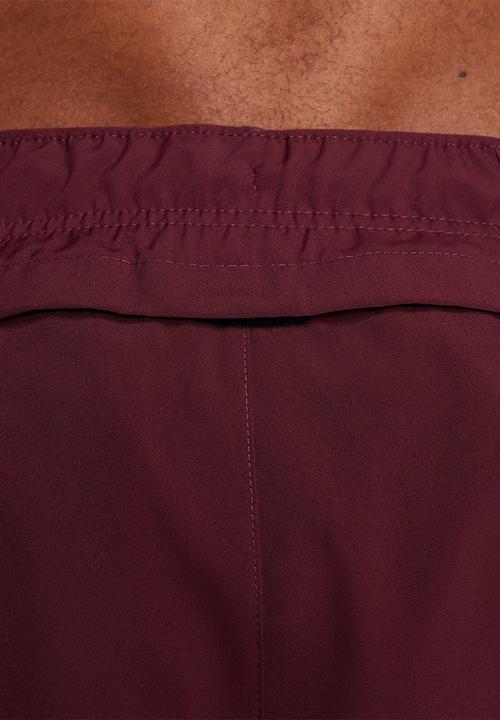 Nike - Nike dri-fit challenger short - burgundy 
