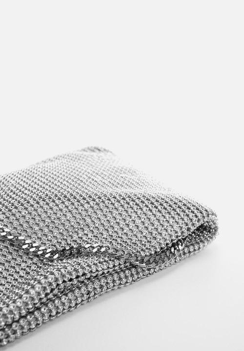 MANGO - Bag judith - silver