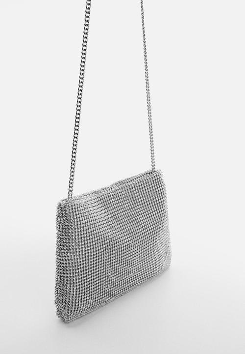 MANGO - Bag judith - silver