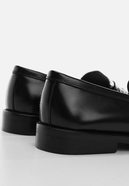MANGO - Lou loafer - black