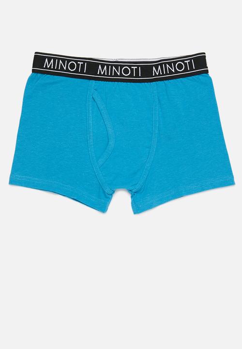 MINOTI - Boys 3 pack boxers - blue space