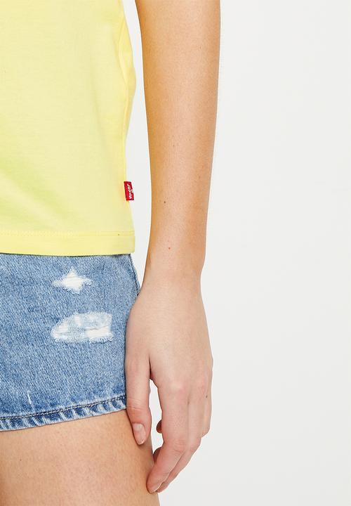 Levi’s® - Perfect tee za pismo boxy sans logo - powdered yellow
