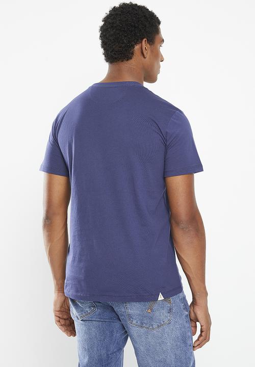 Vertigo - Mens vertigo core enzyme washed tee ss - naval academy