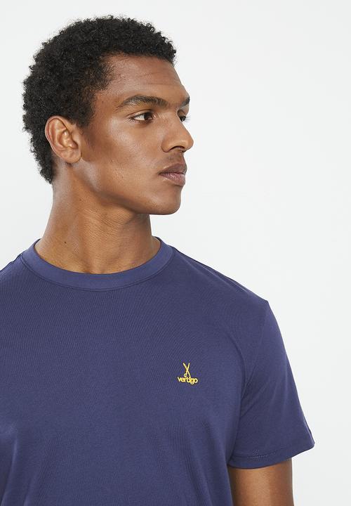 Vertigo - Mens vertigo core enzyme washed tee ss - naval academy