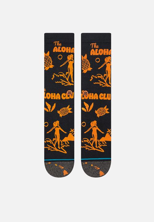 Stance Socks - Live aloha crew - washed black