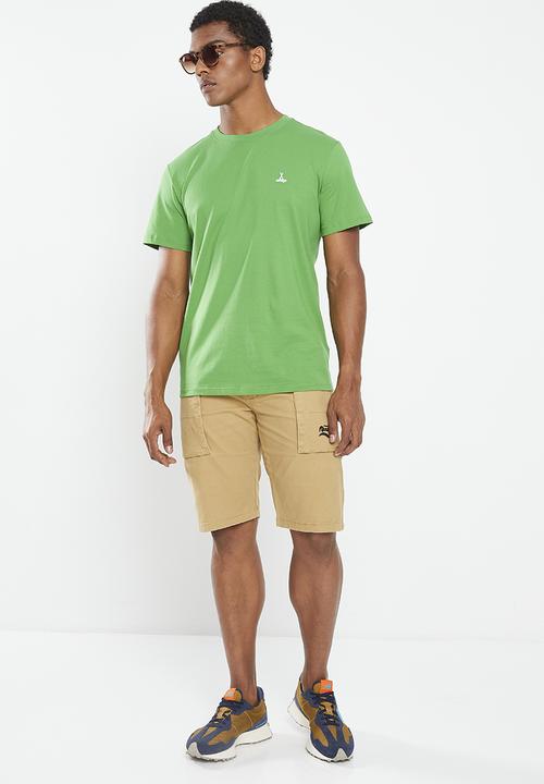 Vertigo - Mens vertigo core enzyme washed tee ss - mint green