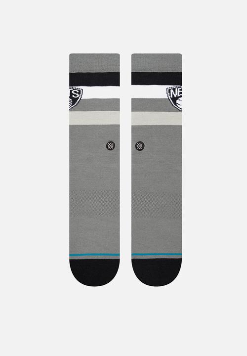 Stance Socks - Nets st crew - black
