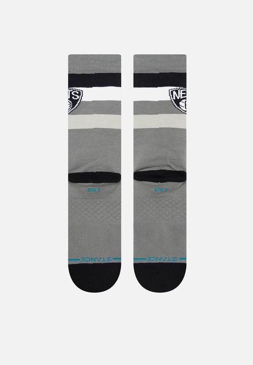 Stance Socks - Nets st crew - black