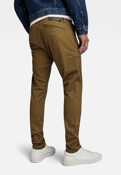 G-STAR - Skinny chino 2.0 bracket superstretch twill - dark olive
