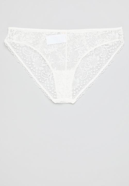 Cotton On - Cassie lace brief - cream