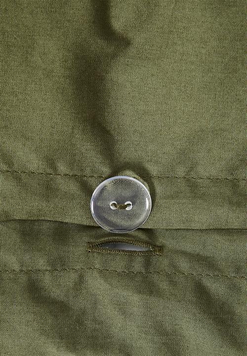 Hertex Haus - Cotton stripe bed set - moss