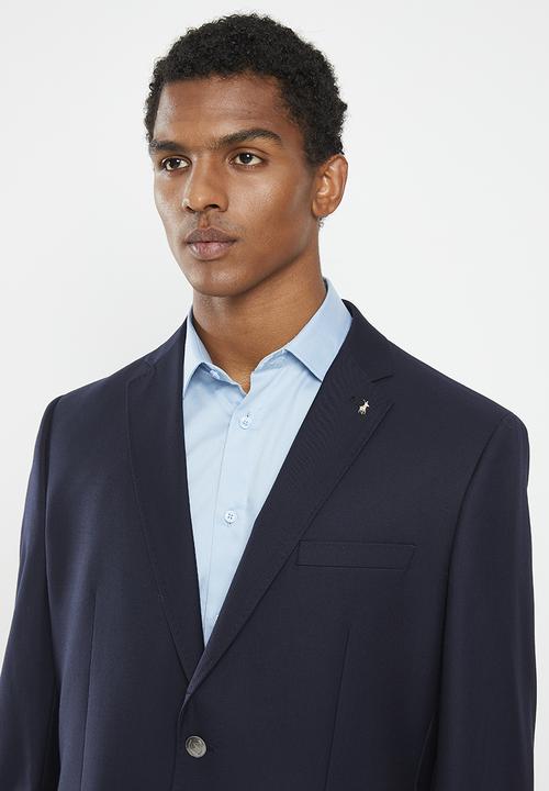 POLO - Mens custom fit travel blazer - navy 