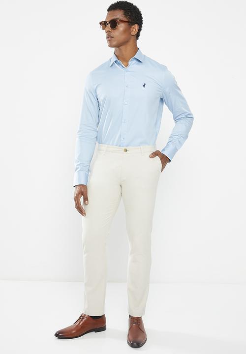 POLO - Mens fashion chino - bone 