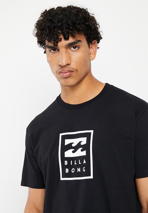 Billabong  - Unity stacked short sleeve - black 