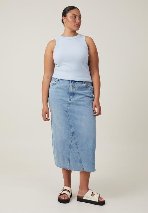 Cotton On - Plus the 91 tank - coastal blue