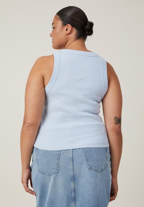 Cotton On - Plus the 91 tank - coastal blue