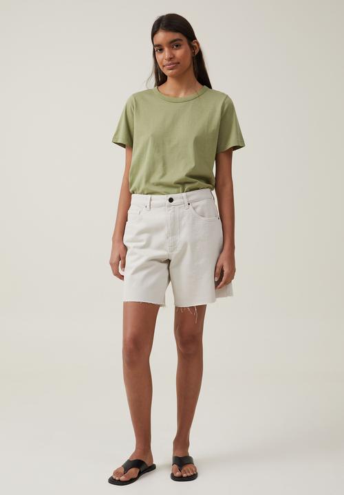 Cotton On - The 91 classic organic tee - cool khaki