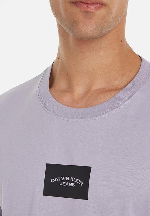 Calvin Klein - Small centre box tee - lavender aura