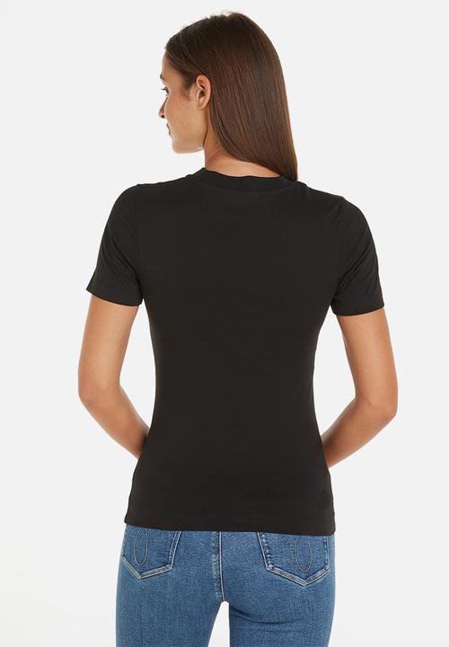 Calvin Klein - Monologo slim fit tee - ck black
