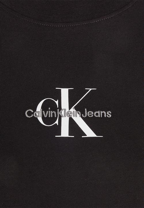 Calvin Klein - Monologo slim fit tee - ck black