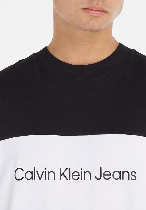Calvin Klein - Blocking tee - ck black